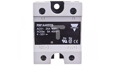 Carlo Gavazzi RM40 Tafelmontage Halbleiterrelais mit Nulldurchgang 440 V ac / 25 A