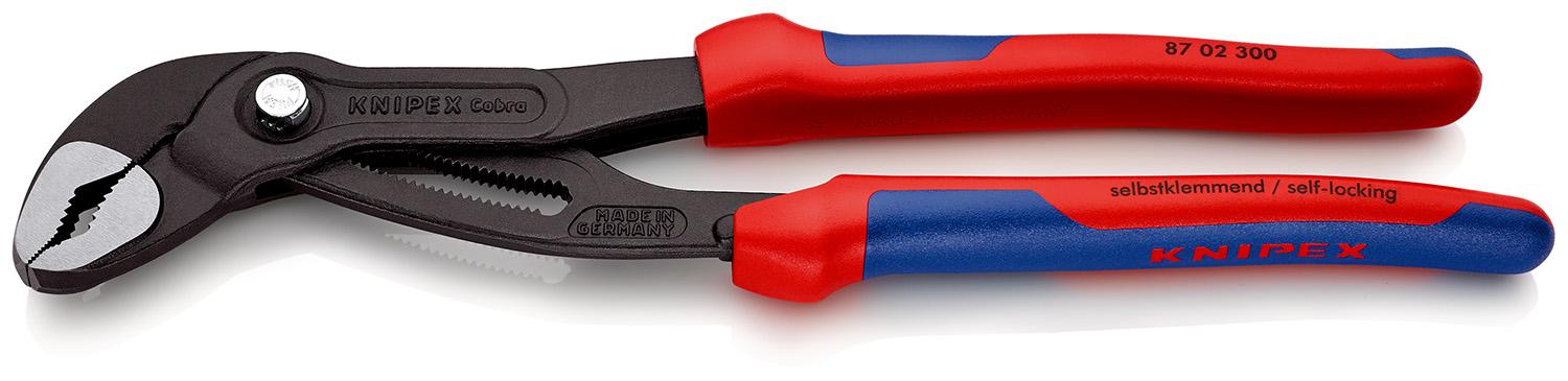 Produktfoto 1 von Knipex Cobra® Wasserpumpenzange / Backen 60mm, gebogen 300 mm