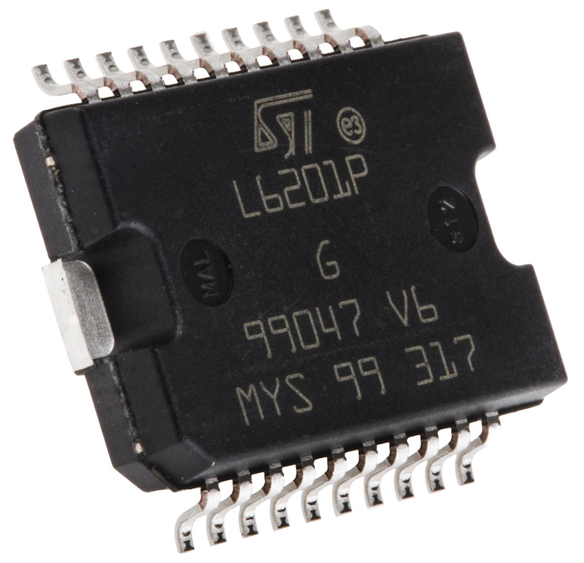 Produktfoto 1 von STMicroelectronics Motor Driver IC L6201PS, 4A, PowerSO, 20-Pin, DC Bürstenmotor, Vollbrücke