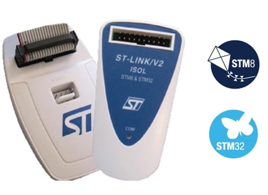 Produktfoto 1 von STMicroelectronics Chip-Programmiergerät, Debugger, Programmierer, STM8- und STM32-MCUs