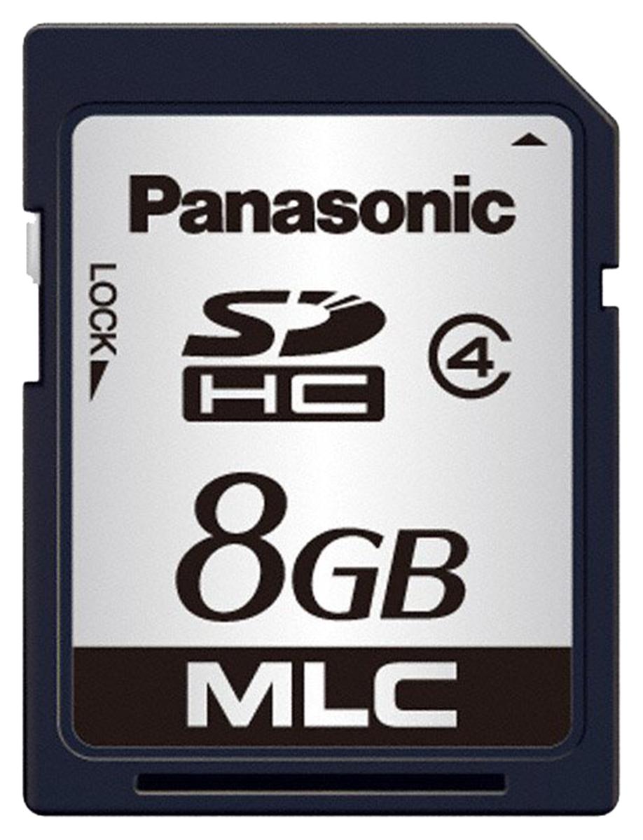 Produktfoto 1 von Panasonic P SDHC SD-Karte 8 GB Class 4, MLC