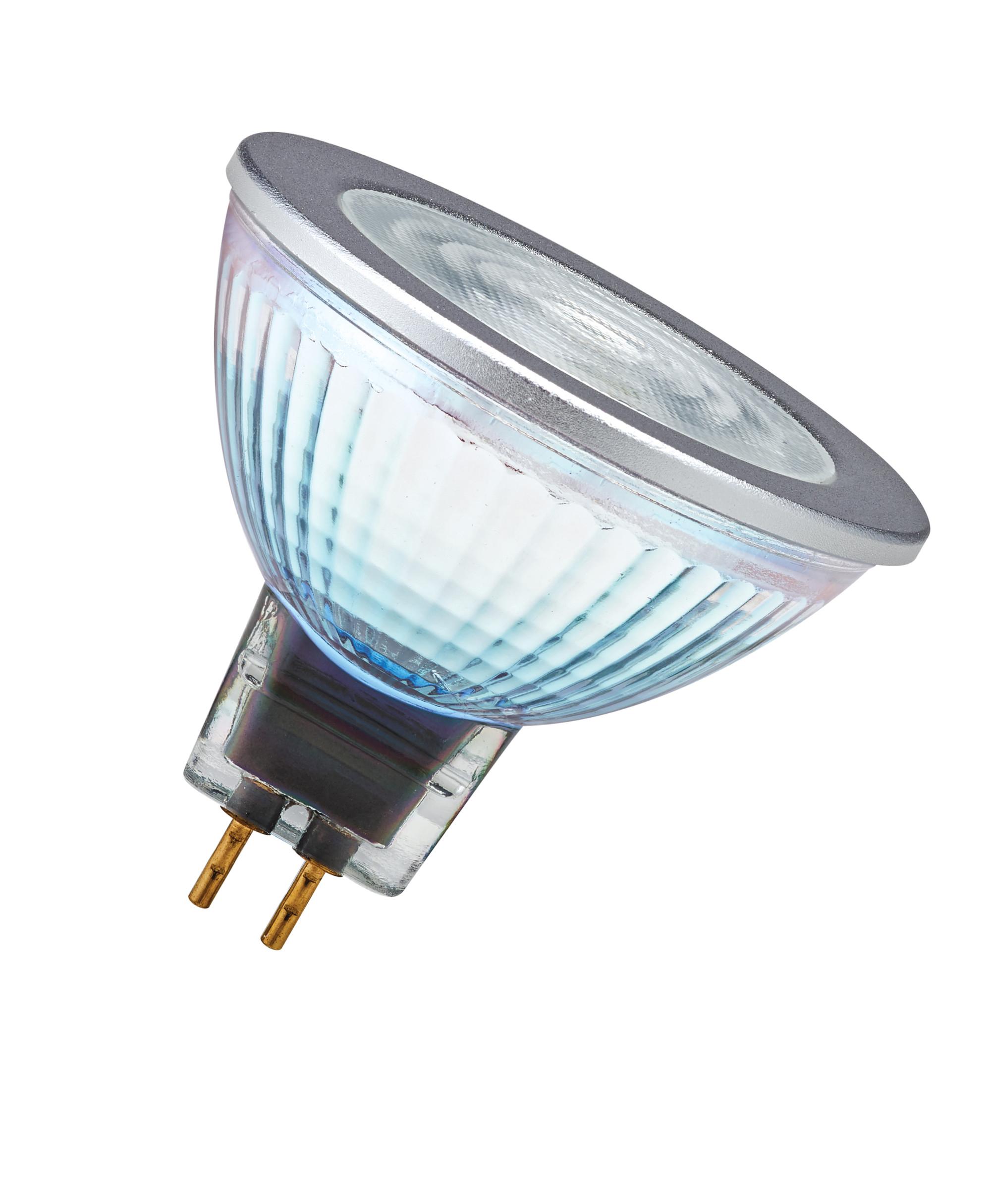 Produktfoto 1 von Osram PARATHOM MR16, LED-Reflektorlampe,  dimmbar, 8 W, GU5.3 Sockel, 2700K warmweiß