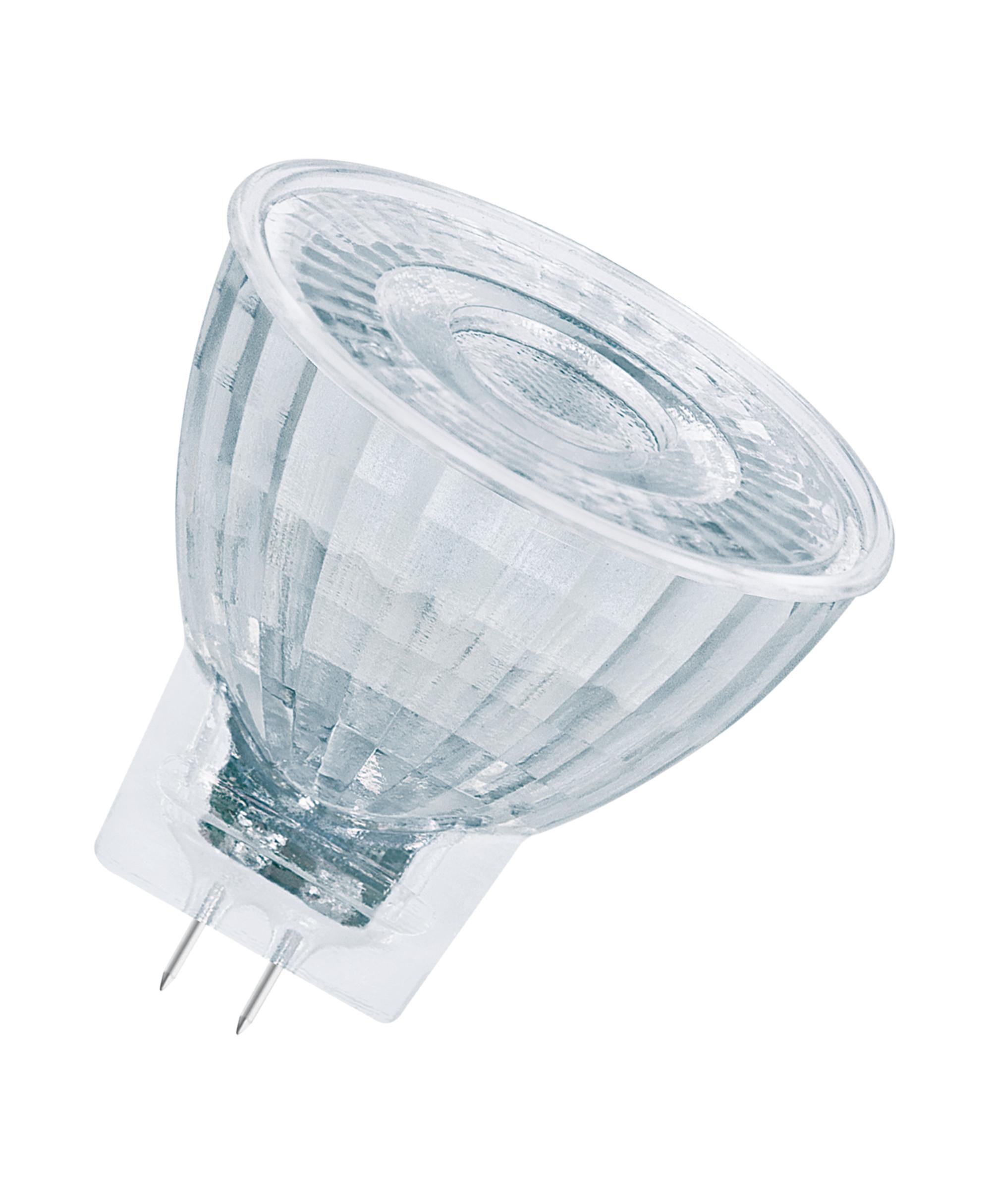 Produktfoto 1 von Osram PARATHOM MR11, LED-Reflektorlampe, MR11, , 2,5 W / 12 V AC, GU4 Sockel, 2700K warmweiß