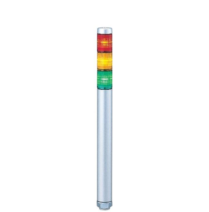 Produktfoto 1 von Patlite MP LED Signalturm 3-stufig mehrfarbig LED Rot/Gelb/Grün + Dauer 335mm Multifunktion