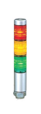 Produktfoto 1 von Patlite MPS LED Signalturm 3-stufig mehrfarbig LED Rot/Gelb/Grün Dauer 160mm Multifunktion