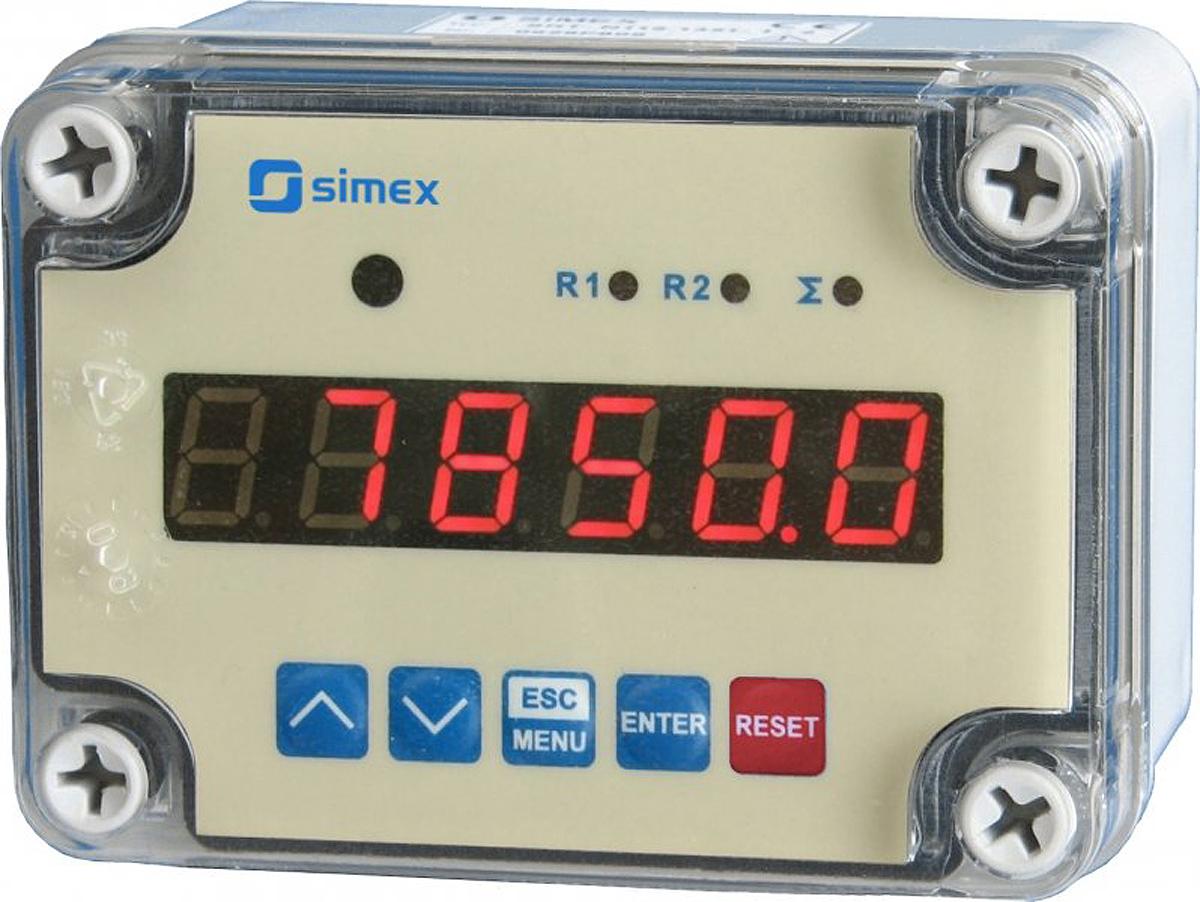 Simex SLIK-N118 Abwärts, Aufwärts Zähler LED-Display 6-stellig, Impuls, max. 5kHz, 24 V dc