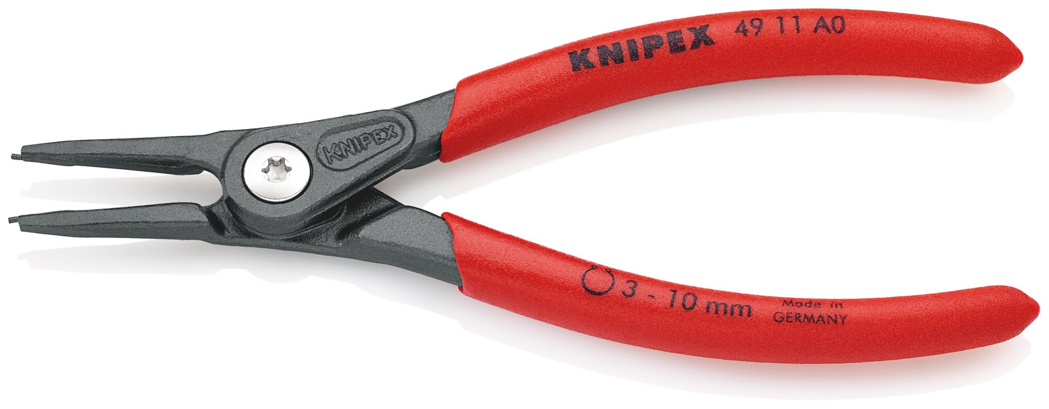 Knipex Sicherungsringzange, gebogen 140 mm 3 → 10 mm