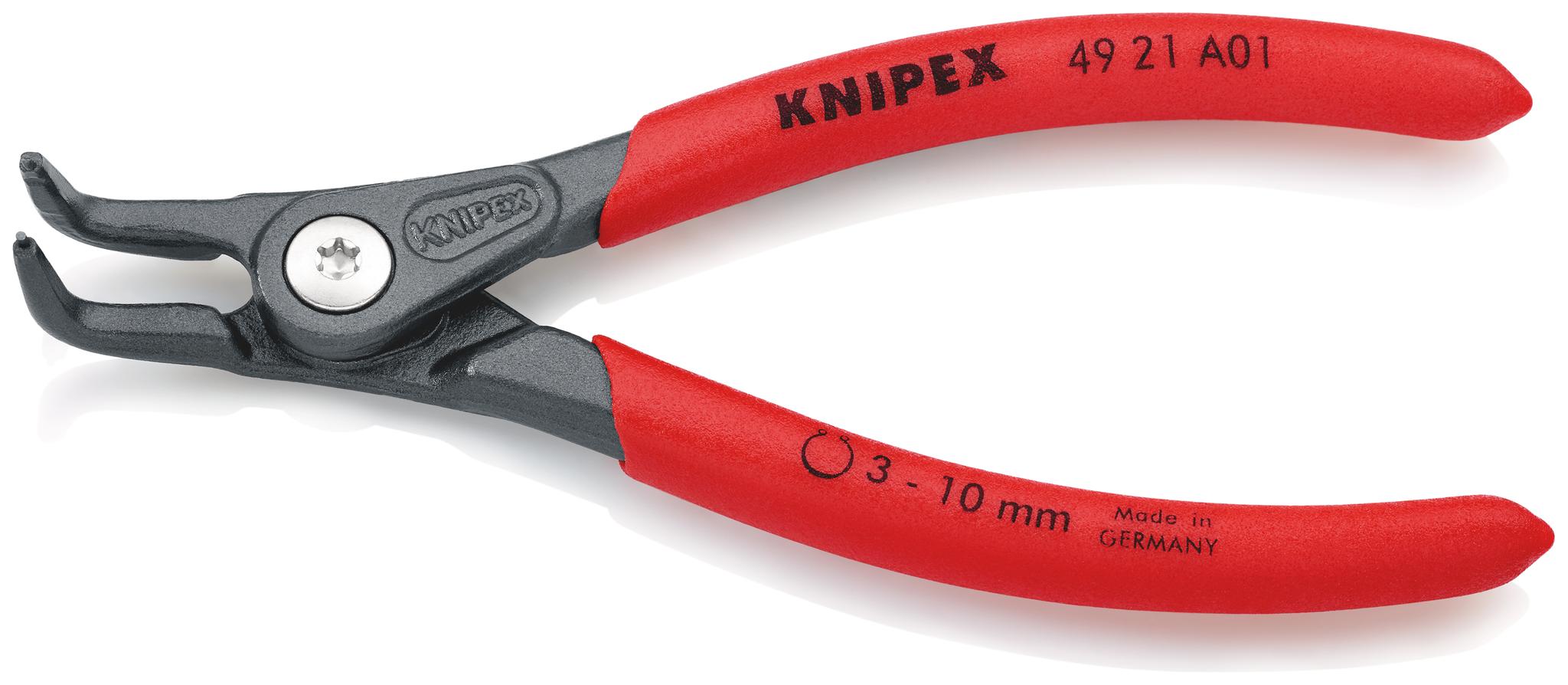 Knipex Sicherungsringzange, gebogen 130 mm 3 → 10 mm