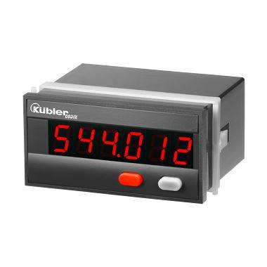 Produktfoto 1 von Kübler CODIX 544 Bidirektional Zähler LED-Display 6-stellig, Frequenz, Stunden/Minuten/Sekunden, Impuls, max. 60kHz, 90