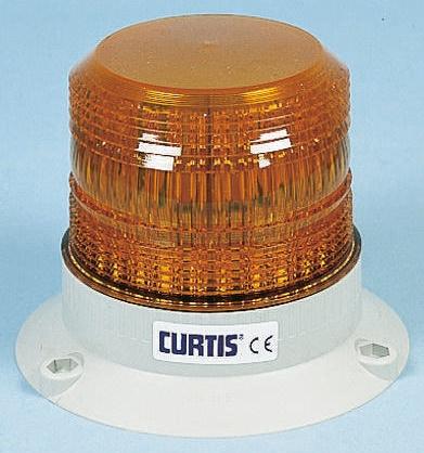 Produktfoto 1 von Curtis, Xenon Blitz Signalleuchte Orange, Ø 150mm x 120mm