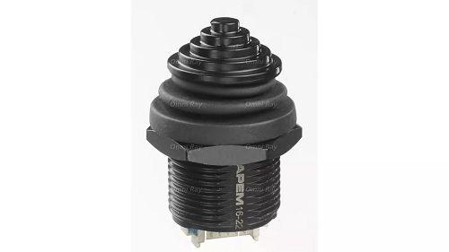 Produktfoto 1 von APEM NV Joystick, 3-Achsen Tastend, 12V dc, IP67, IP69K Griff Typ Konisch