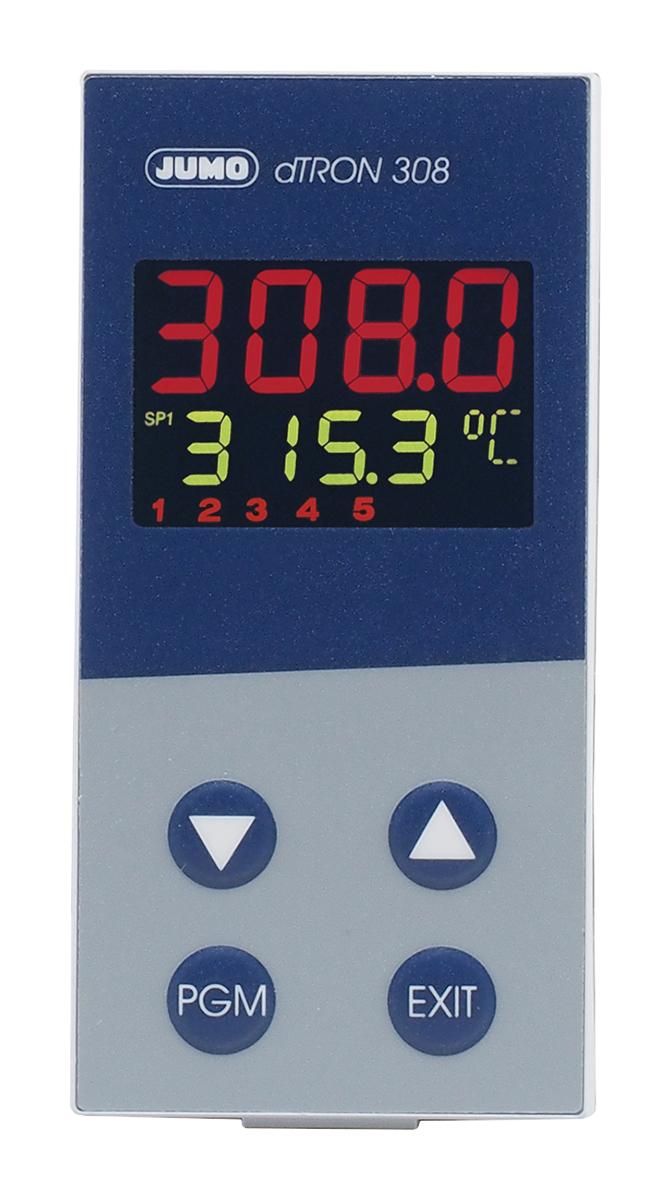 Produktfoto 1 von Jumo dTRON PID Temperaturregler, 4 x Logik, Relais Ausgang, 110 → 240 V ac, 96 x 48mm