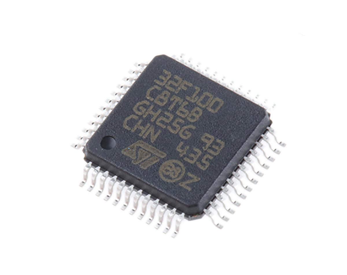 STMicroelectronics Mikrocontroller STM32F1 ARM Cortex M3 32bit SMD 64 KB LQFP 48-Pin 24MHz 8 KB RAM