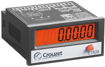 Produktfoto 1 von Crouzet CTR24 Zähler LCD 8-stellig, Impulse, 30 V dc, 260 V ac, -9999999 → 99999999