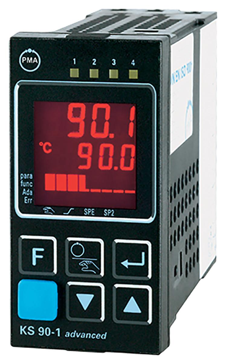 Produktfoto 1 von PMA KS90 PID Temperaturregler, 2 x Relais Ausgang, 18→ 30 V dc, 24 V ac, 96 x 48mm