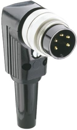 Lumberg WSV M16 DIN-Stecker gewinkelt 7-polig, 250 V ac / 5A IP40, Lötanschluss Kabelmontage