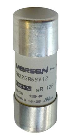 Produktfoto 1 von Mersen Protistor Feinsicherung FF / 100A 22 x 58mm 500 V dc, 690 V ac, 700V ac gR