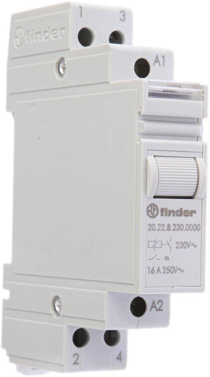 Finder  Bistabiles Relais, für DIN-Schienen DPST 16A 230V ac Spule / 6.5W