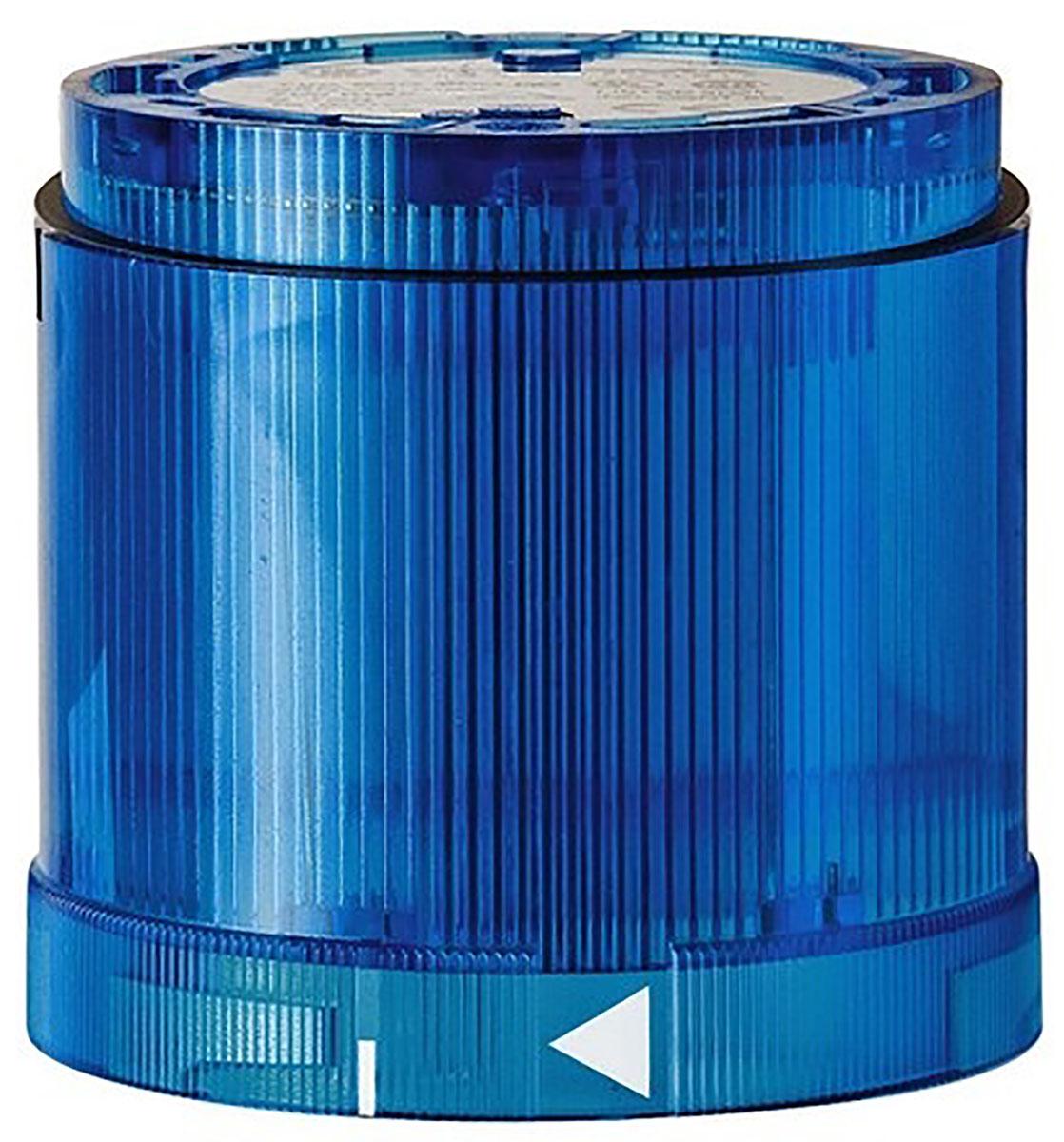 Werma KombiSIGN 70 843 Signalleuchte Blink-Licht Blau, 24 V dc, 70mm x 65.5mm