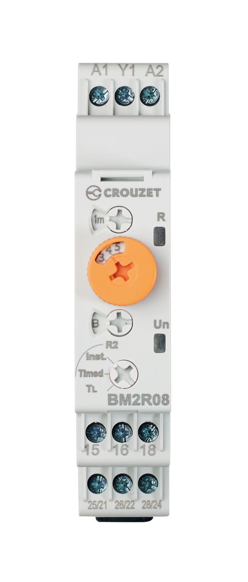 Crouzet Syr-Line Zeitrelais, DIN-Schienen, 0.5 s → 10Tage, 12 → 240V ac/dc, 2 Kont. Multifunktion,