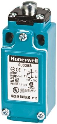 Produktfoto 1 von Honeywell GLC Endschalter, Stößel, 2-poliger Schließer, 2 Öffner, 2 Öffner, IP 66, Zinkdruckguss, 10A Anschluss M20