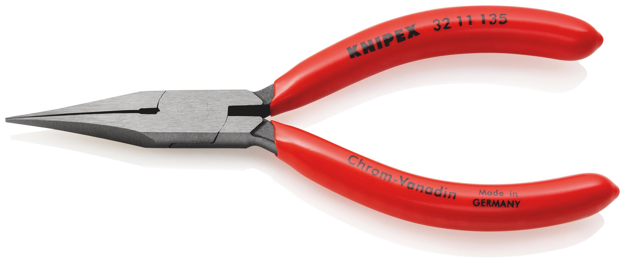 Knipex 32 11 Spitzzange / Backen 34mm, gebogen 135 mm