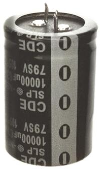 Produktfoto 1 von Cornell-Dubilier SLP, THT Elektrolyt Kondensator 3300μF ±20% / 63V dc, Ø 30mm x 30mm, bis 105°C