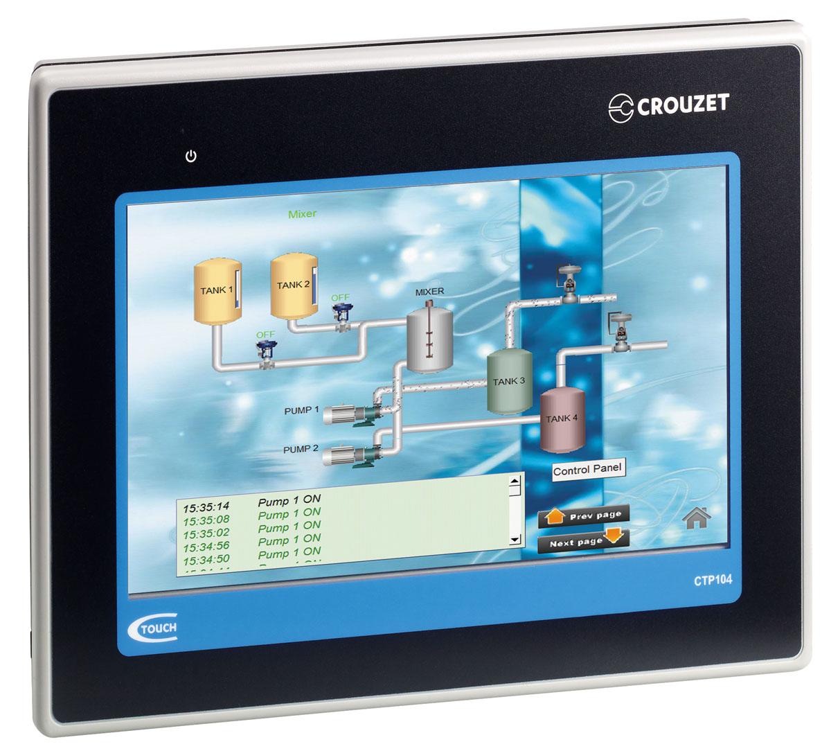 Produktfoto 1 von Crouzet HMI-Touchscreen, 4,3 Zoll em4, Millenium 3 Farb TFT LCD 480 x 272pixels 24 V dc 128 x 102 x 38,25 mm