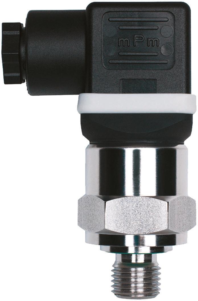 Produktfoto 1 von Jumo G1/2 Drucksensor 0bar bis 2.5bar 4 → 20 mA, für Hydraulikflüssigkeit, Pneumatikflüssigkeit