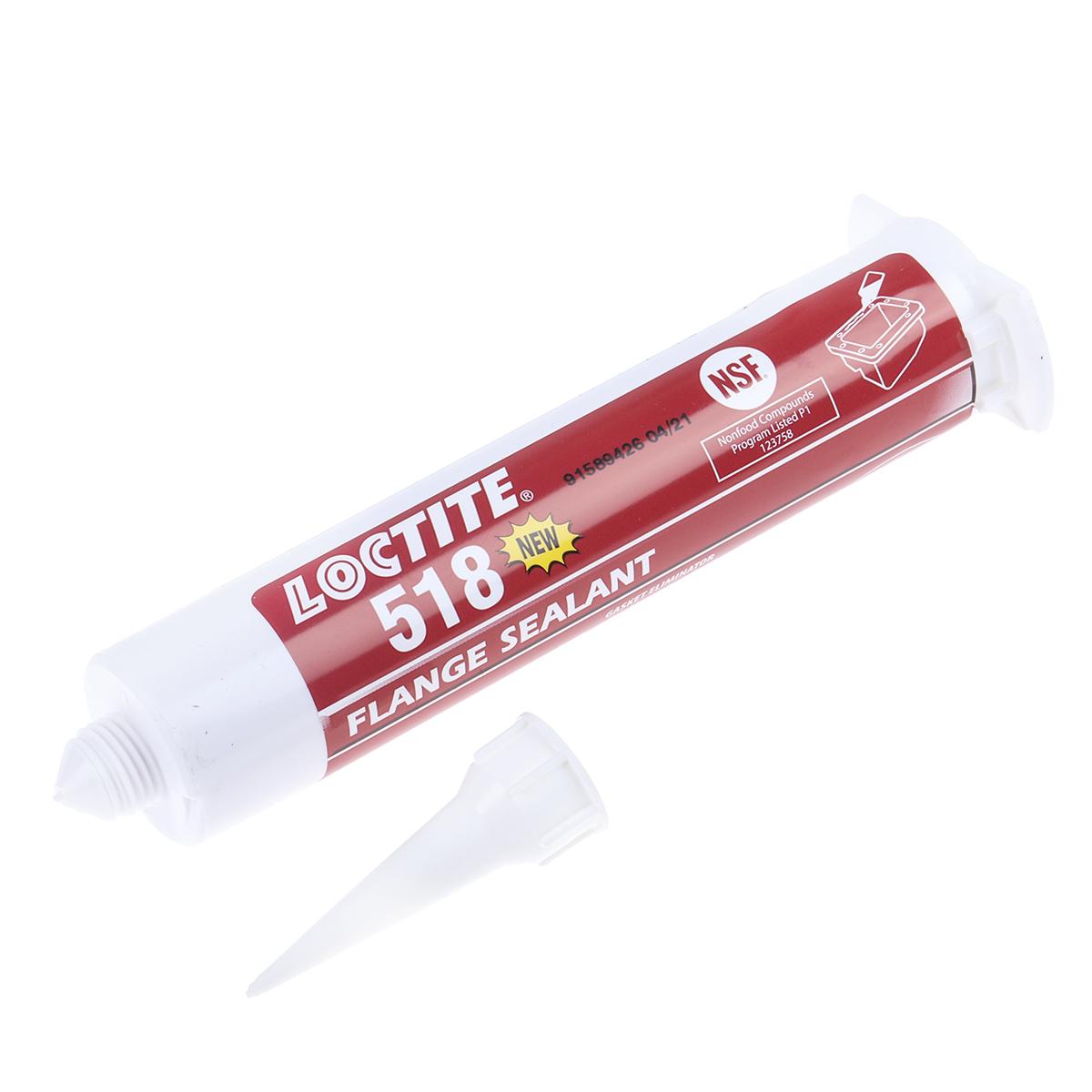 Loctite 518 Flächendichtung anaerob Gel Rot, Spritze 65 ml, -55°C → +150°C