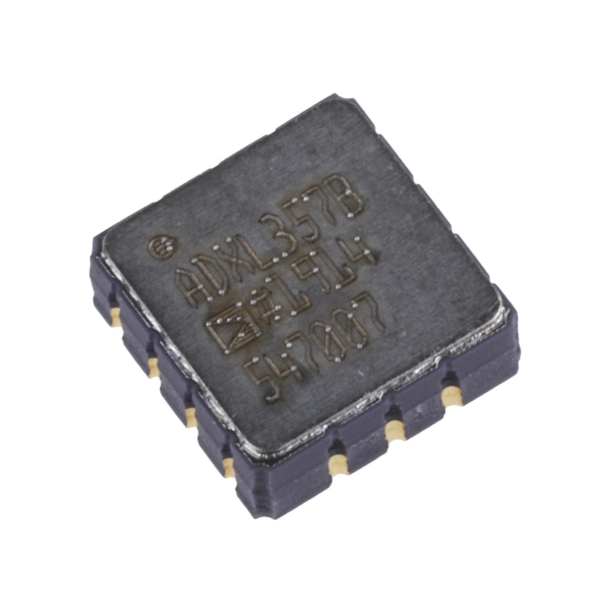 Produktfoto 1 von Analog Devices Beschleunigungssensor 3-Achsen SMD I2C / SPI Digital LCC 1000Hz 14-Pin