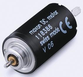 Produktfoto 1 von Maxon Bürstenmotor bis 0,784 mNm, 6 V dc / 0,75 W, Wellen-Ø 1mm x 17mm