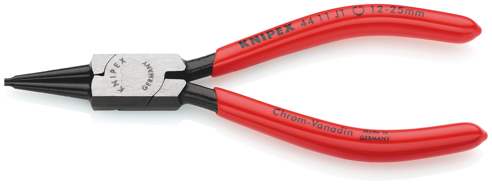 Knipex Sicherungsringzange, gebogen 140 mm 12 → 25 mm