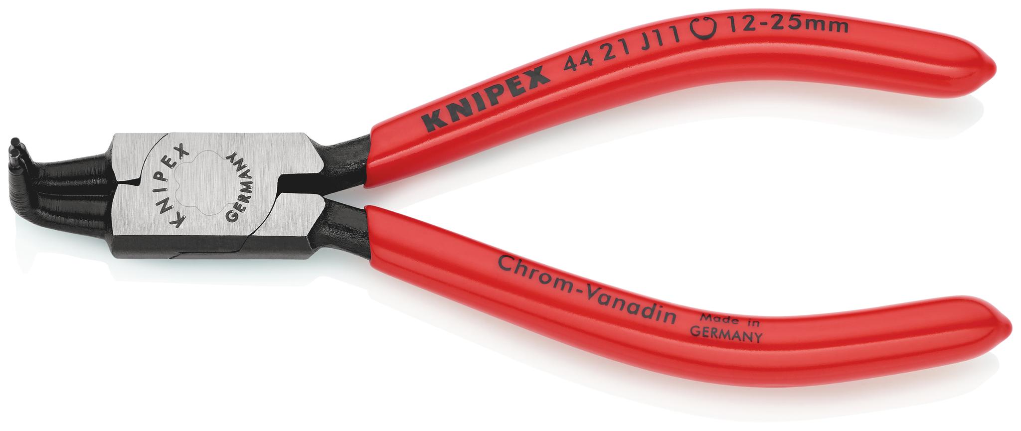 Knipex Sicherungsringzange, gebogen 130 mm 12 → 25 mm