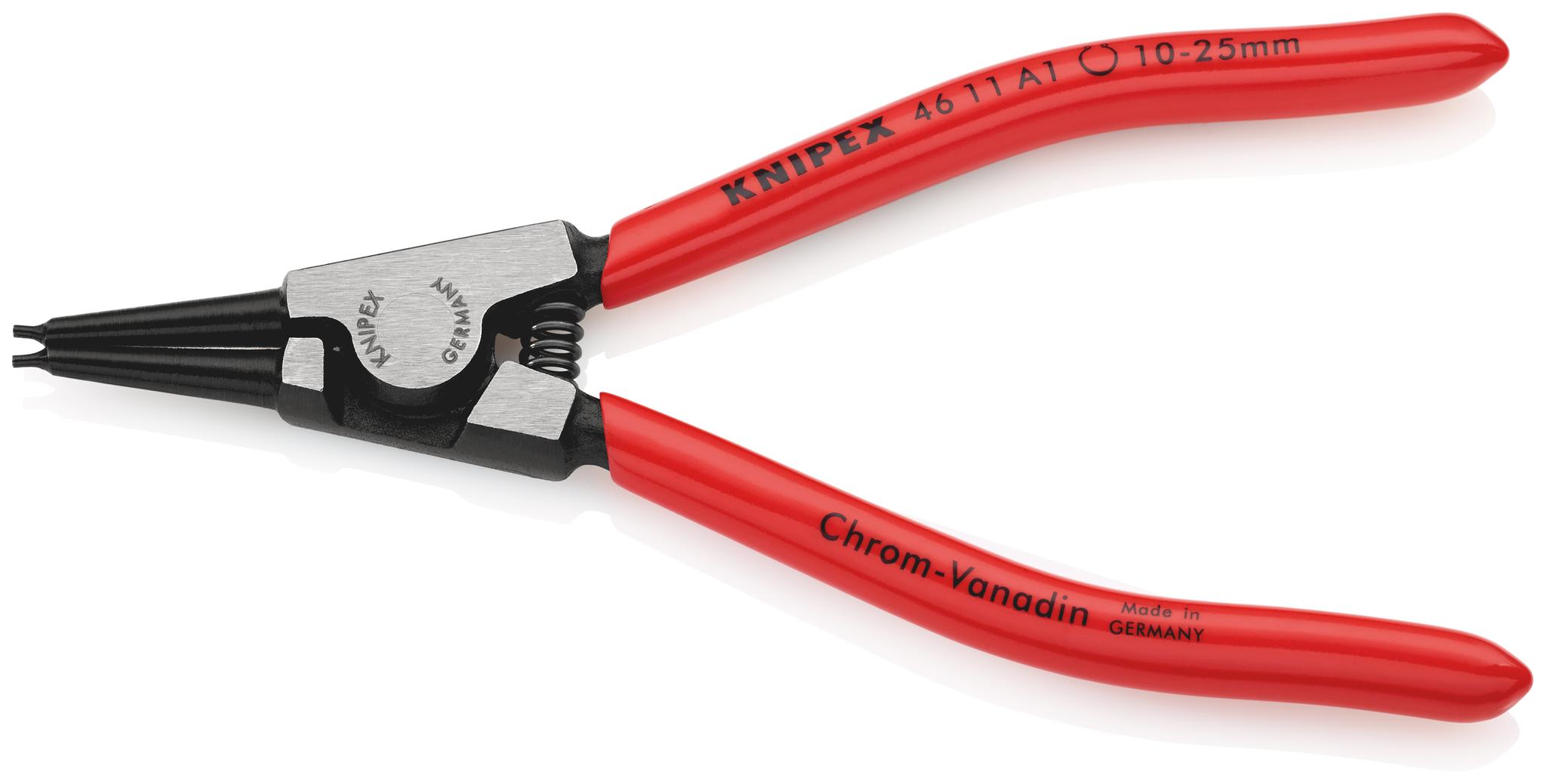 Produktfoto 1 von Knipex Sicherungsringzange, gebogen 140 mm 10 → 25 mm