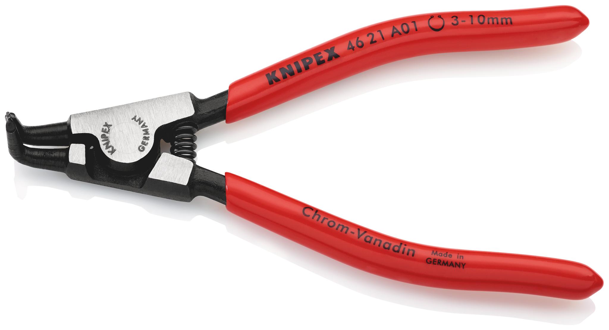 Produktfoto 1 von Knipex Sicherungsringzange, gebogen 125 mm 3 → 10 mm