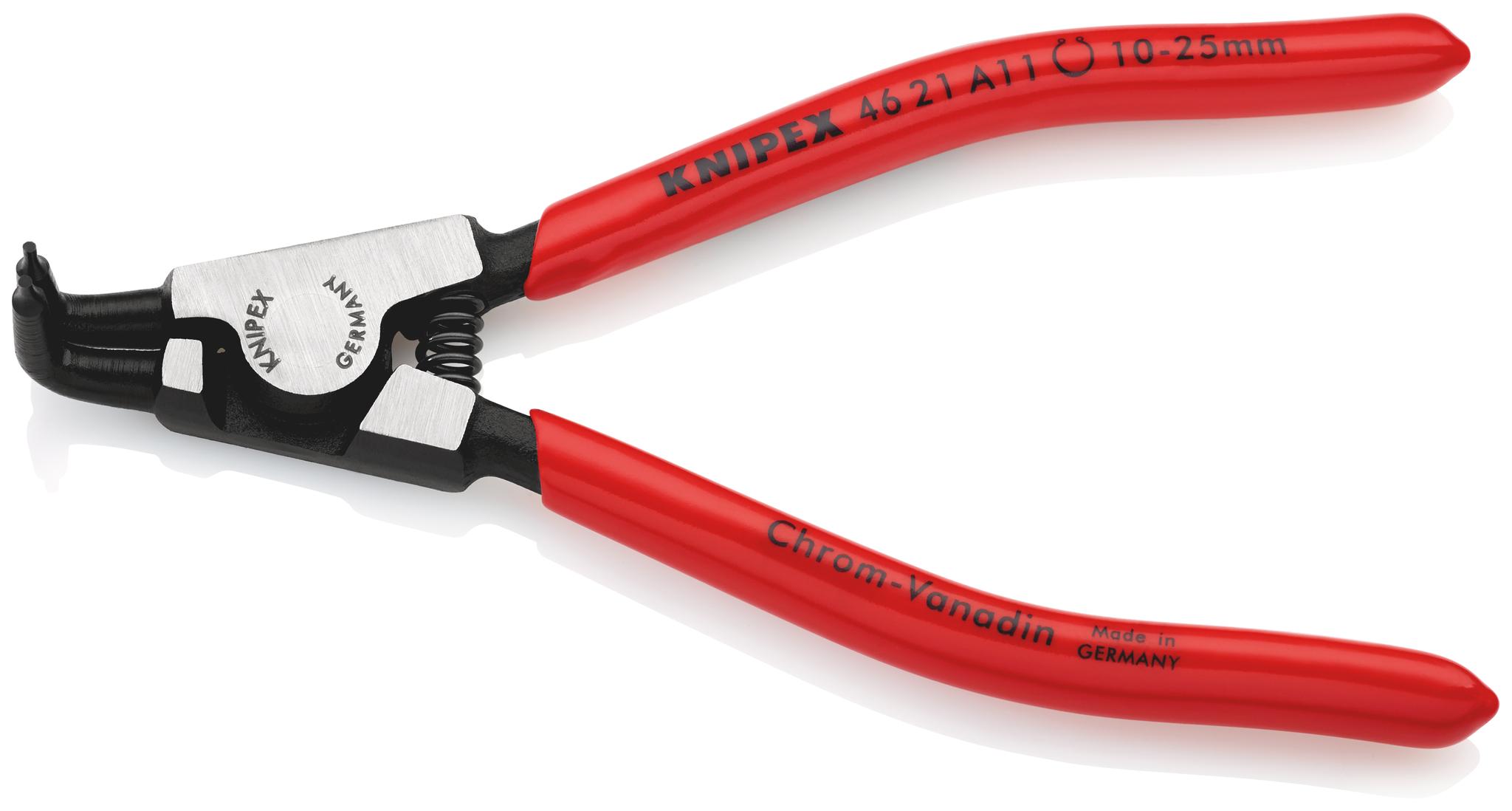 Produktfoto 1 von Knipex Sicherungsringzange, gebogen 125 mm 10 → 25 mm