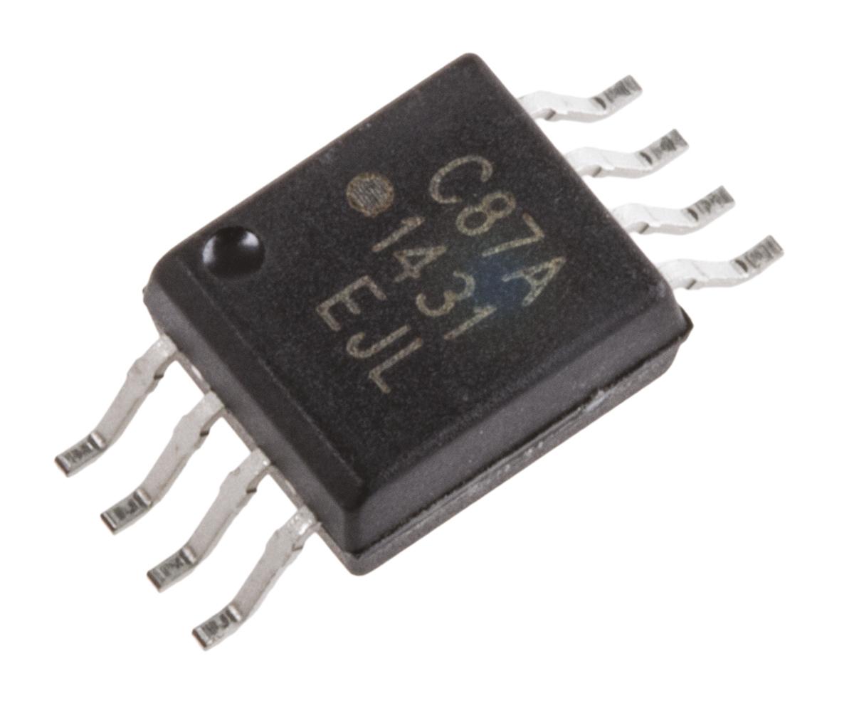 Produktfoto 1 von Broadcom Isolationsverstärker 4,5 → 5,5 V -78dB 1-Kanal 1.01V/V SSOP