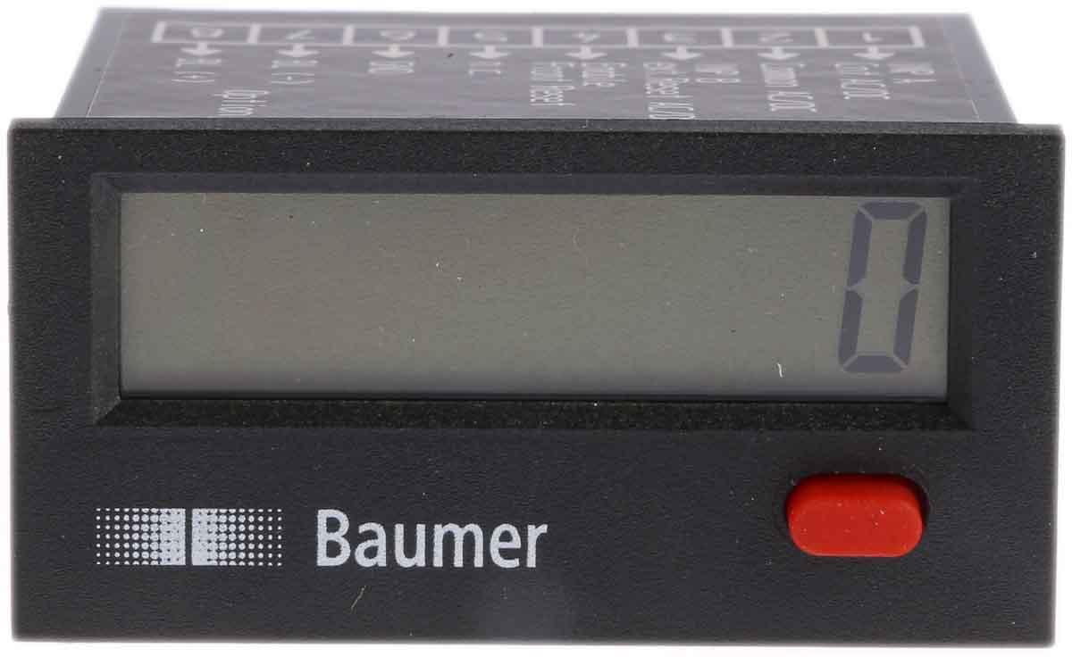 Produktfoto 1 von Baumer ISI30 Bidirektional Zähler LCD 8-stellig, Impulse, max. 12kHz, 10 → 260 V ac/dc, -9999999 →