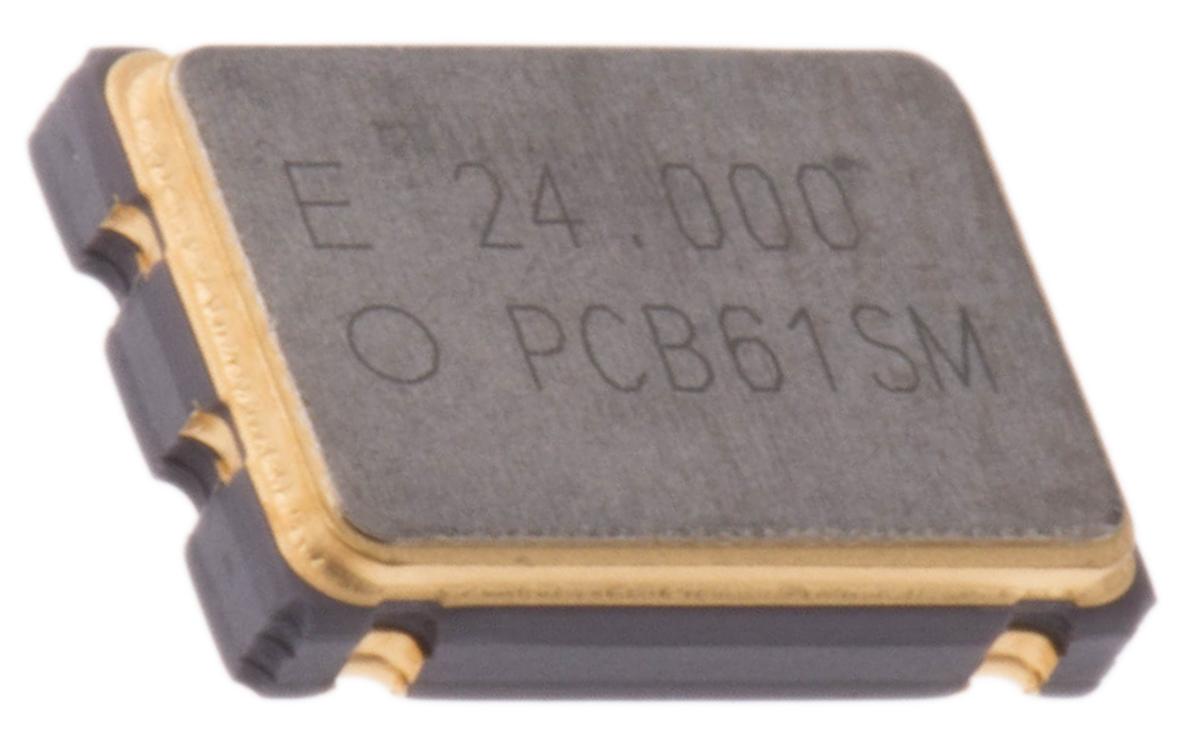 Epson Oszillator,XO, 24MHz, ±50ppm, CMOS, SMD, 4-Pin, Oberflächenmontage, 7 x 5 x 1.4mm