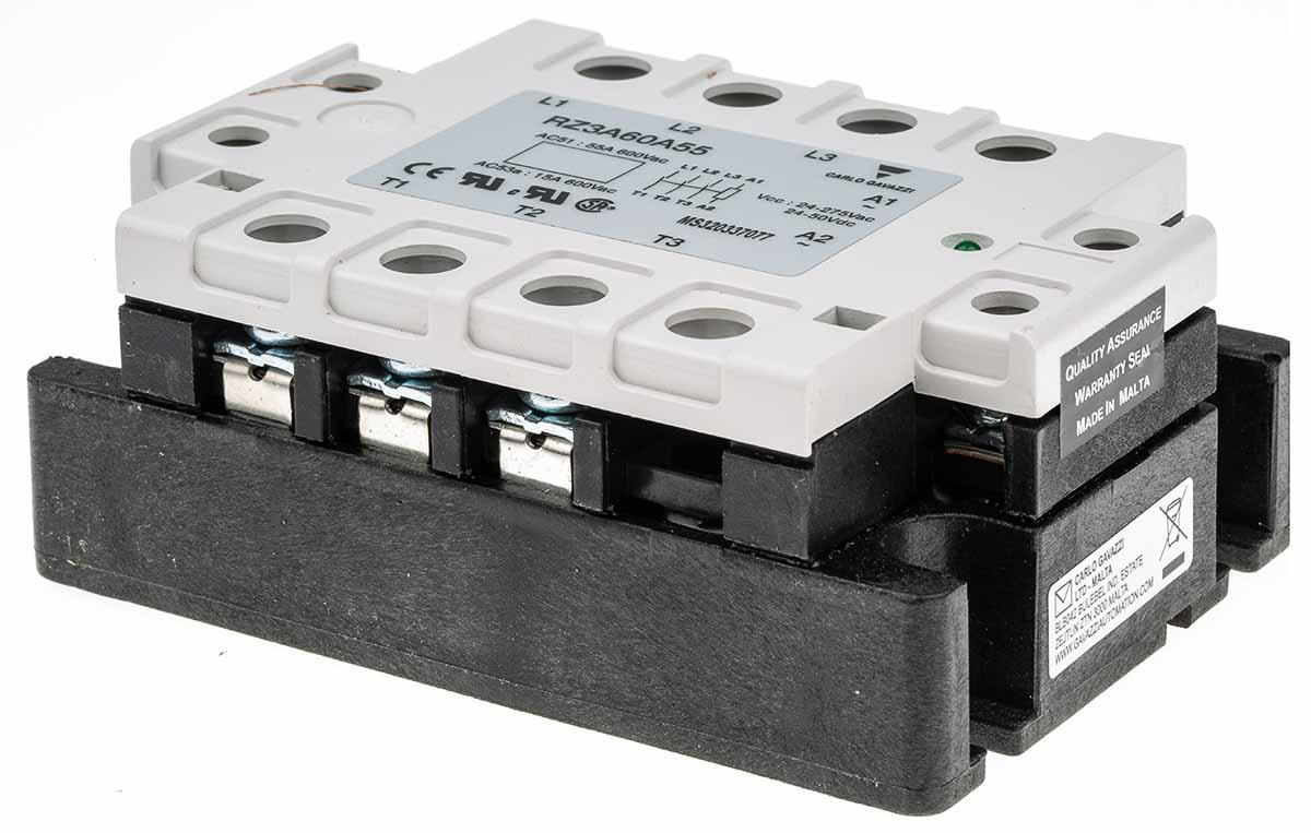 Carlo Gavazzi Tafelmontage Halbleiterrelais mit Nulldurchgang 660 V / 55 A eff