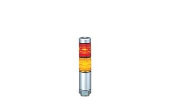 Patlite MPS LED Signalturm 2-stufig mehrfarbig LED Rot/Gelb + Dauer 125mm Multifunktion