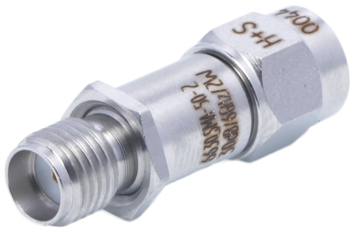 Huber+Suhner HF Dämpfungsglied, SMA-Stecker an Buchse, 30dB, 50Ω, DC → 6GHz