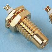 IMS Stecker Koaxialsteckverbinder SMC-Steckverbinder, Durchsteckmontage, Löt-Anschluss, 50Ω, gewinkelt