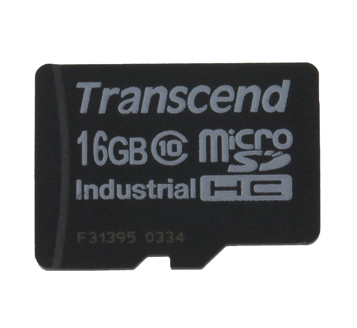 Produktfoto 1 von Transcend Industrial Micro SDHC Micro SD Karte 16 GB Class 10 Industrieausführung, MLC