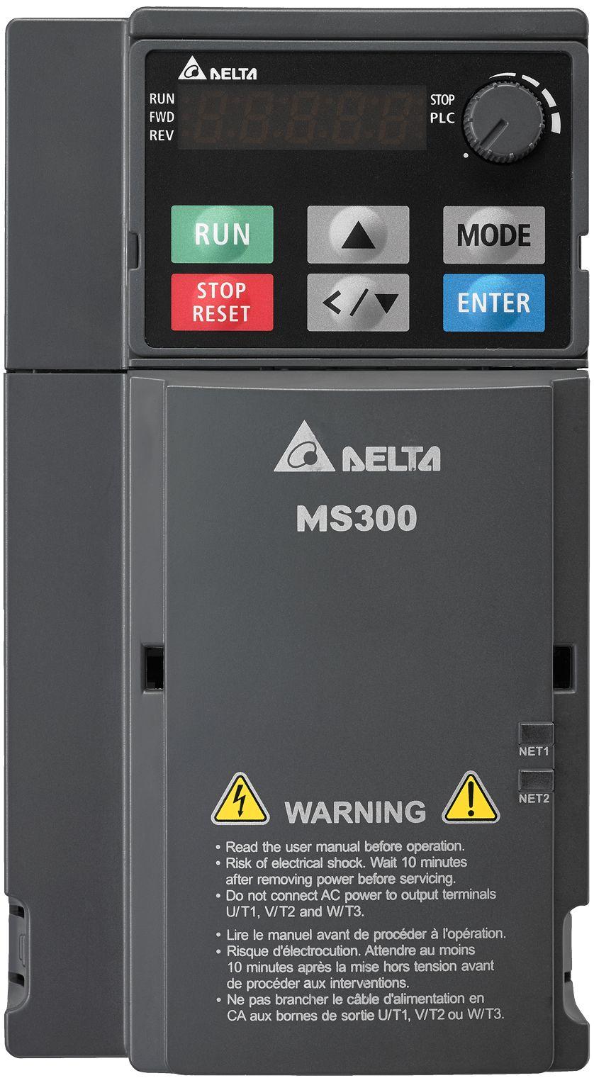 Produktfoto 1 von Delta Electronics VFD-MS, 3-Phasen Frequenzumrichter 2,2 kW, 460 V / 5,5 A 0 → 599Hz