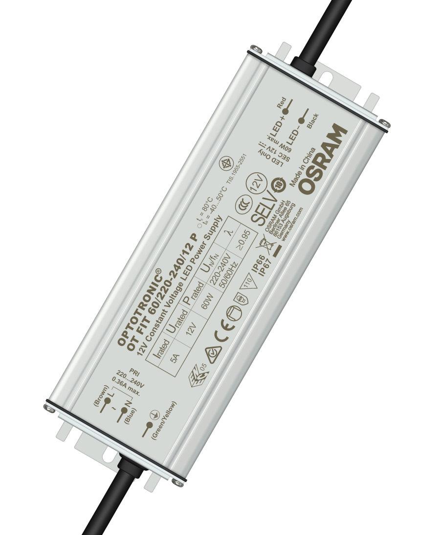 Produktfoto 1 von Osram LED-Treiber 220-240 V LED-Treiber, Ausgang 12.5V / 360mA Konstantspannung