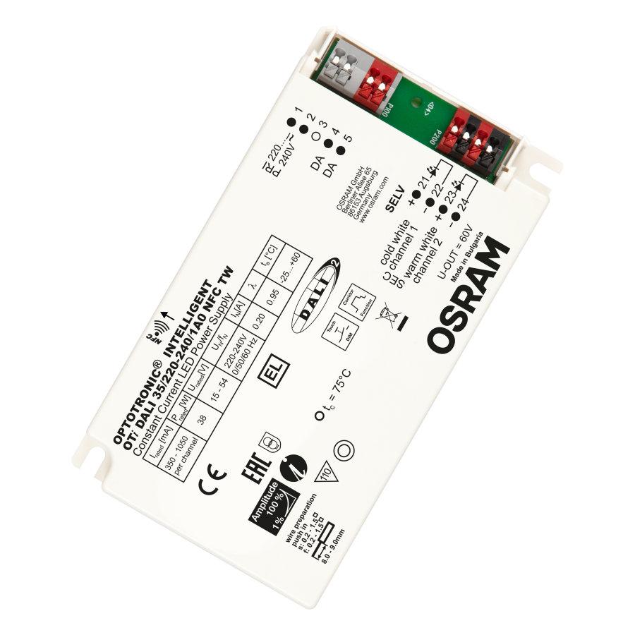 Produktfoto 1 von Osram LED-Treiber 220-240 V LED-Treiber, Ausgang 15-54V / 350-1050mA, Dimmbar Konstantstrom