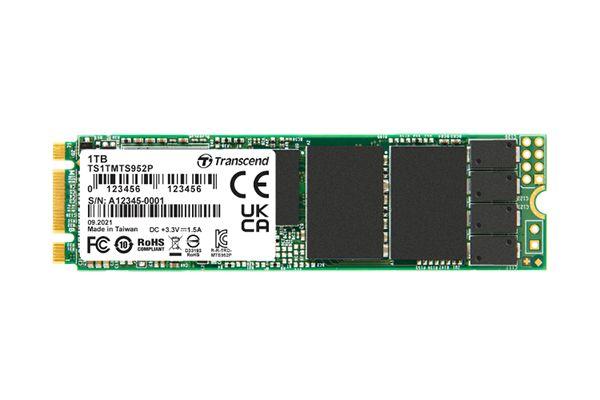 Transcend MTS952P, M.2 Intern SSD-Laufwerk SATA III Industrieausführung, 3D, 512 GB, SSD