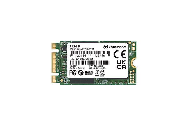 Produktfoto 1 von Transcend MTS402I, M.2 Intern SSD-Laufwerk SATA III Industrieausführung, MLC, 64 GB, SSD